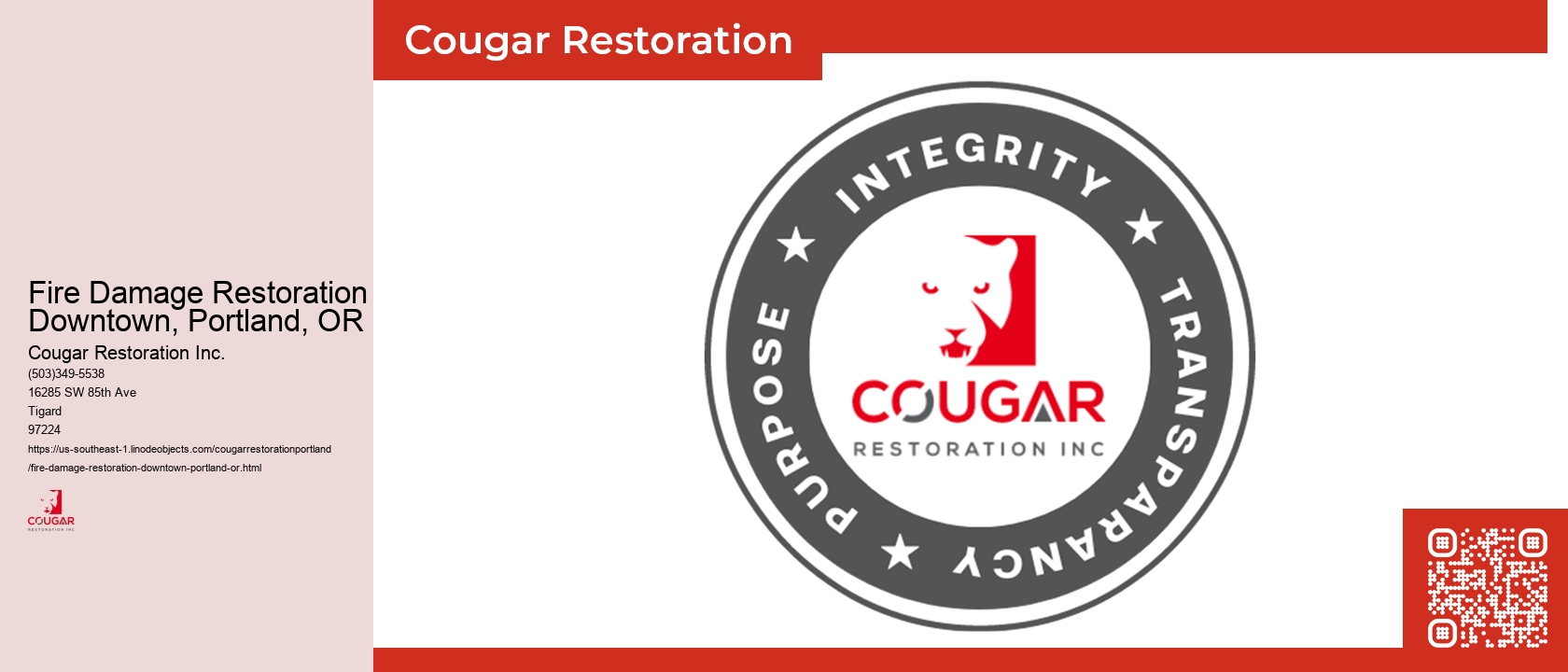 Fire Damage Restoration Downtown, Portland, OR