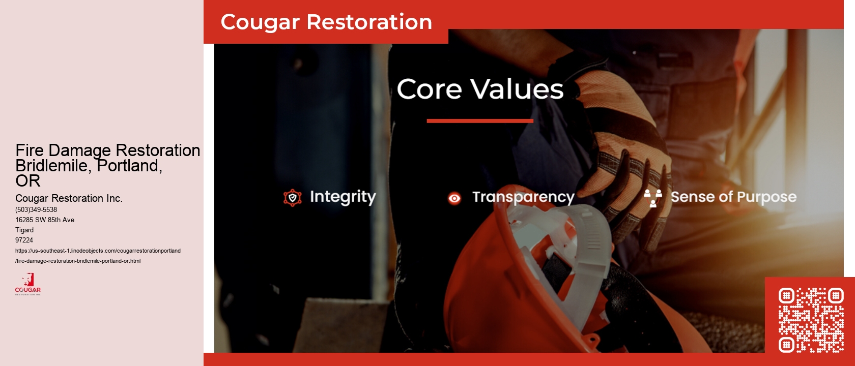 Fire Damage Restoration Bridlemile, Portland, OR