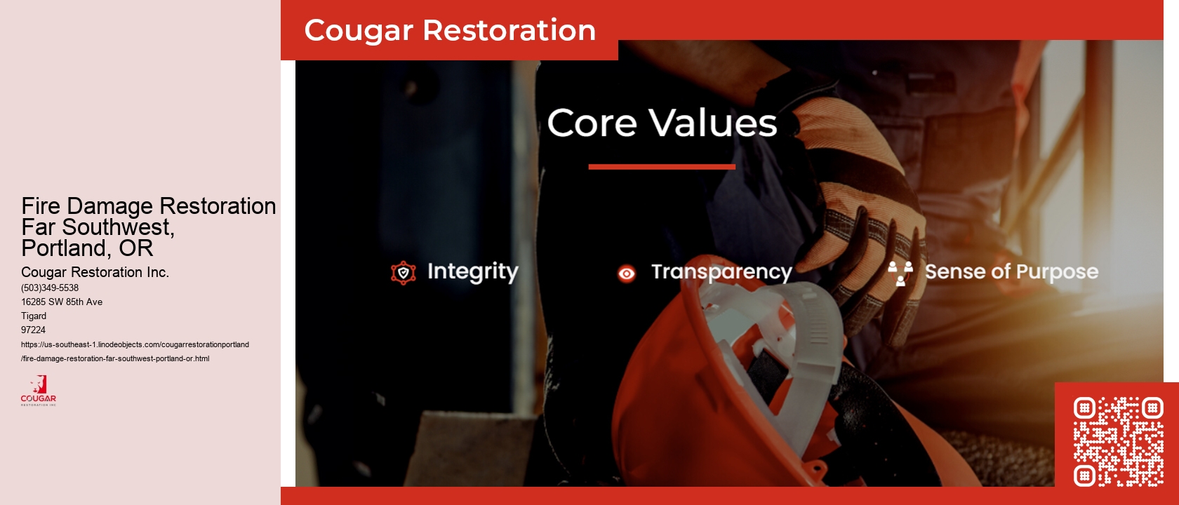 Fire Damage Restoration Far Southwest, Portland, OR