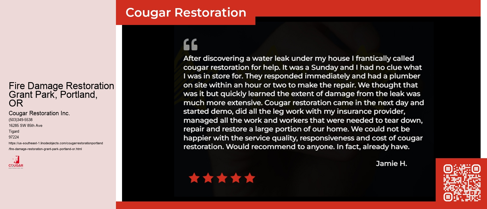 Fire Damage Restoration Grant Park, Portland, OR