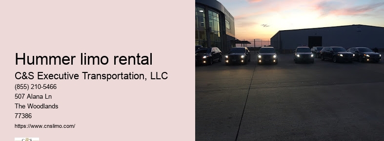 Limo rentals