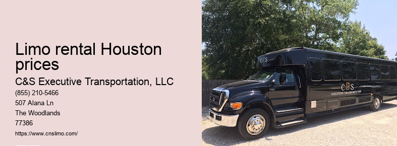 Limousine rates