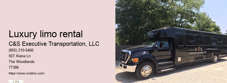 Corporate limo service