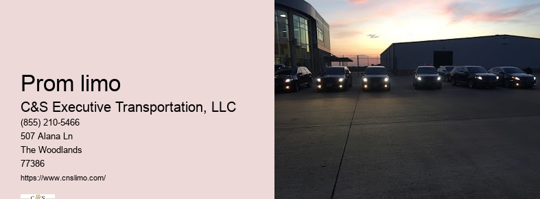 Limousine for birthdays