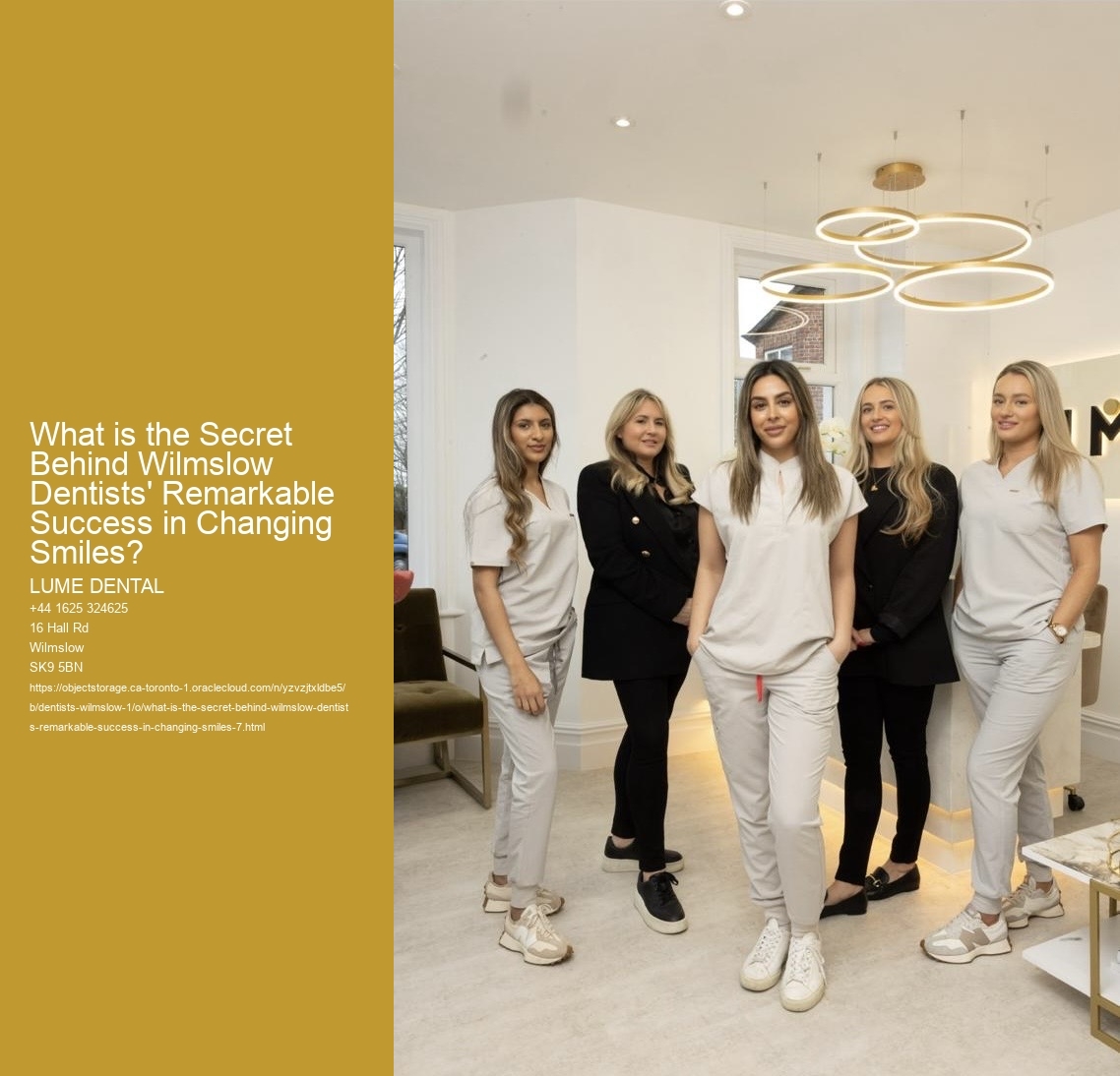 What is the Secret Behind Wilmslow Dentists' Remarkable Success in Changing Smiles?