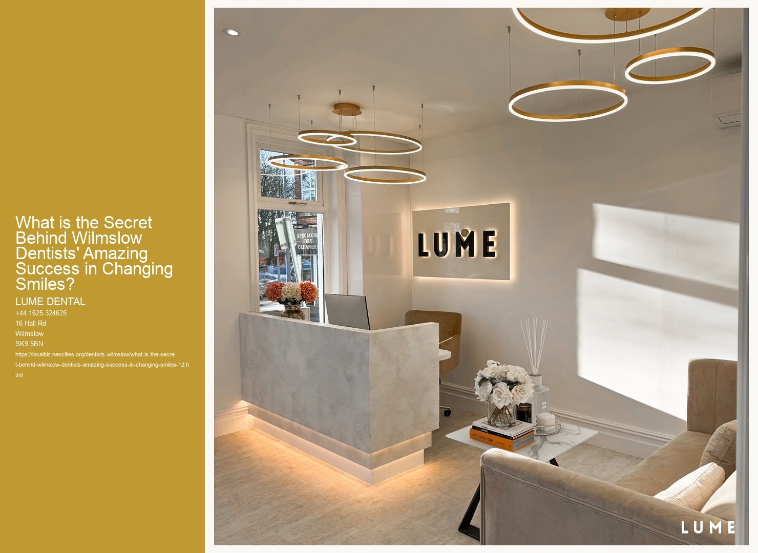 What is the Secret Behind Wilmslow Dentists' Amazing Success in Changing Smiles?