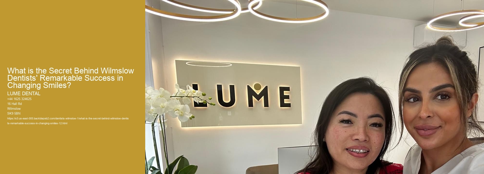 What is the Secret Behind Wilmslow Dentists' Remarkable Success in Changing Smiles?