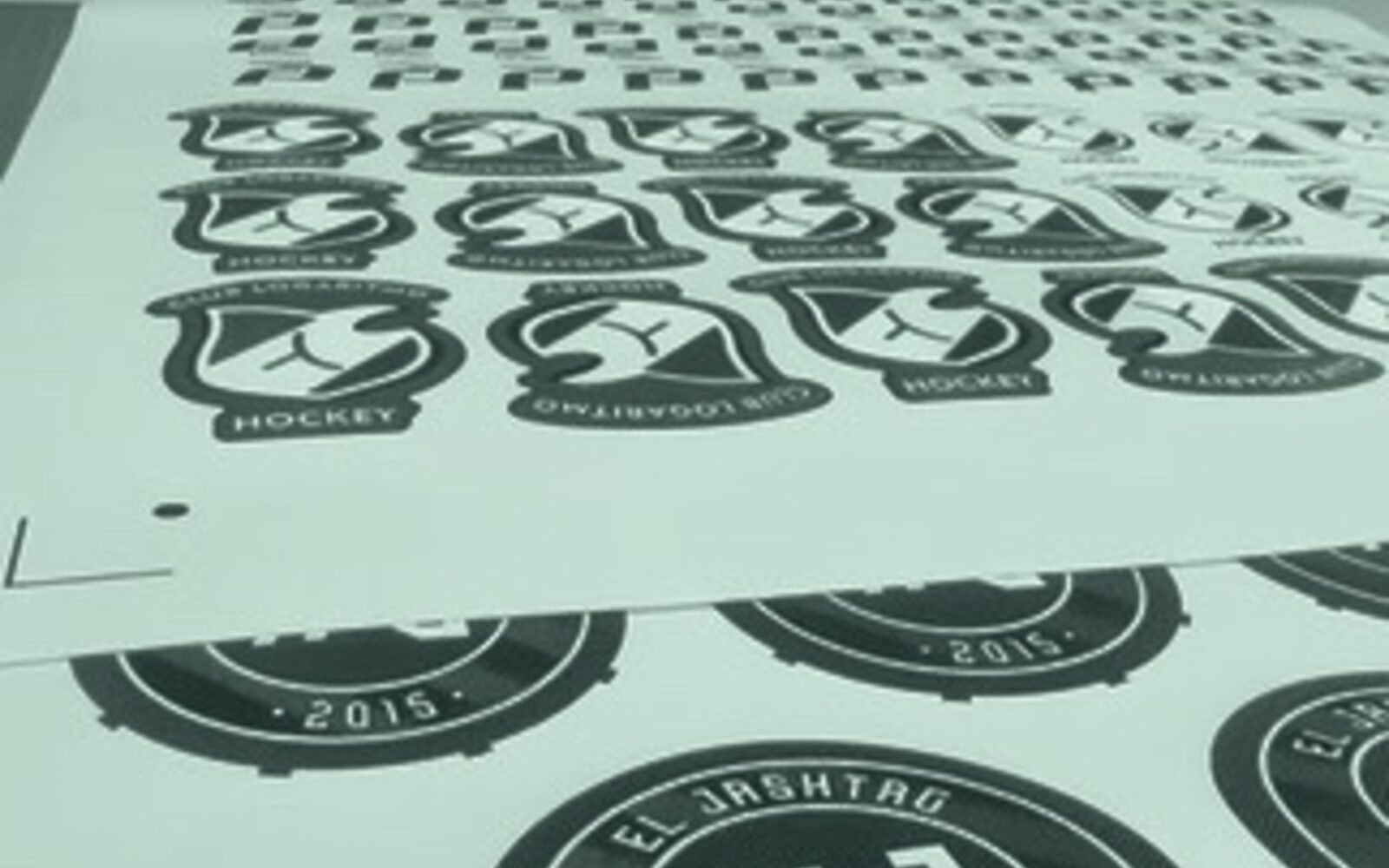 Stickers hockey impresos