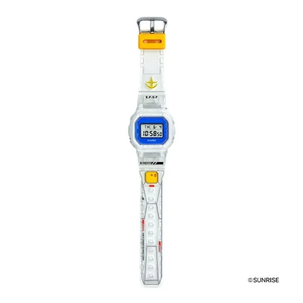 Gundam x Casio Relógio G-Shock White Blue Red DW-5600GM26-7DR foto 1
