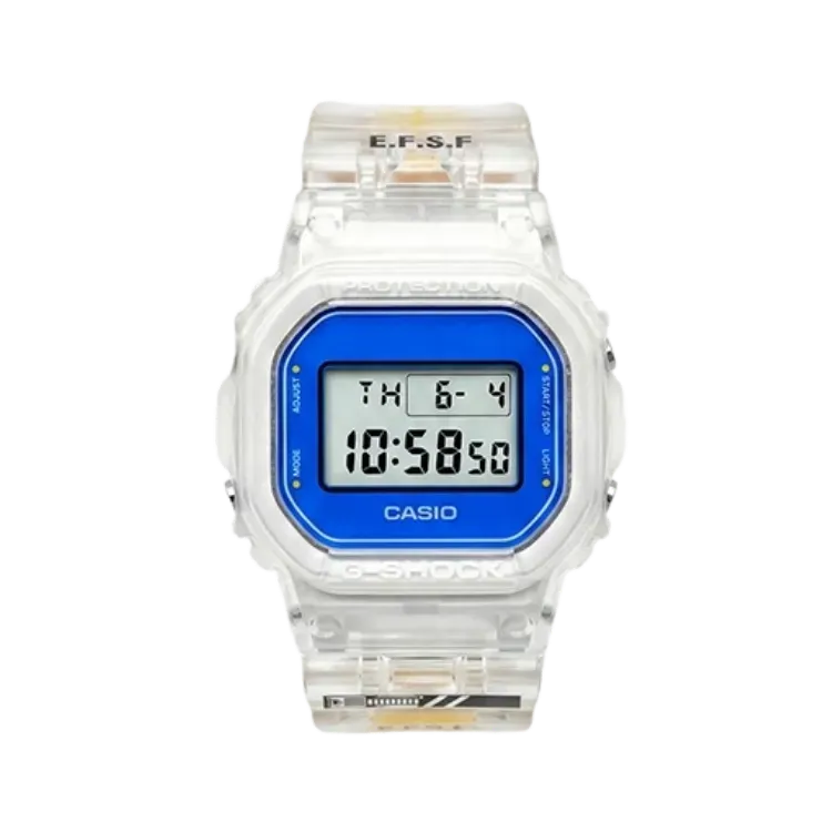 Gundam x Casio Relógio G-Shock White Blue Red DW-5600GM26-7DR