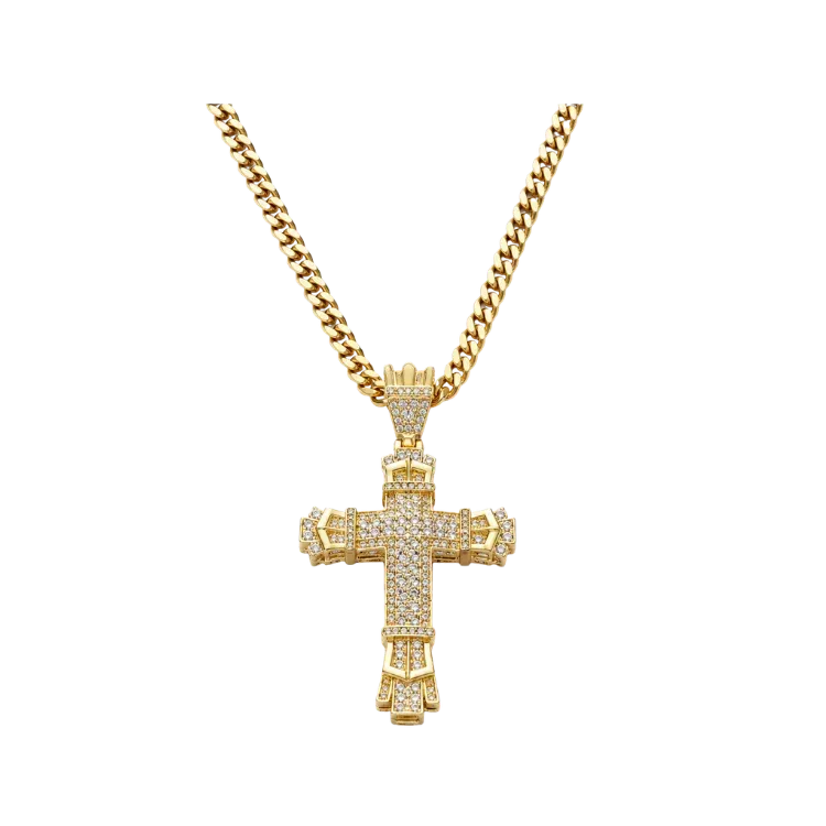 Corrente Casa Cinza Brasil Shiny Cross