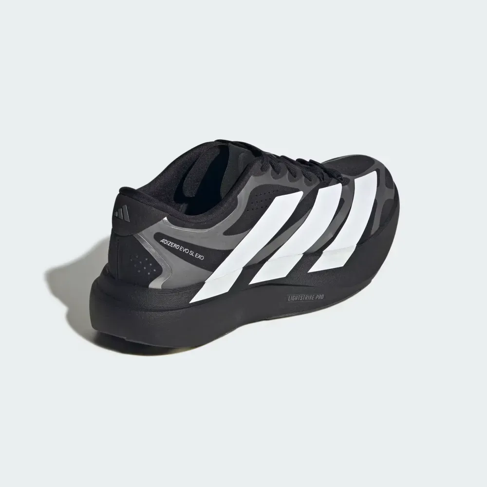 adidas Adizero EVO SL EXO Core Black Cloud White Iron Metallic