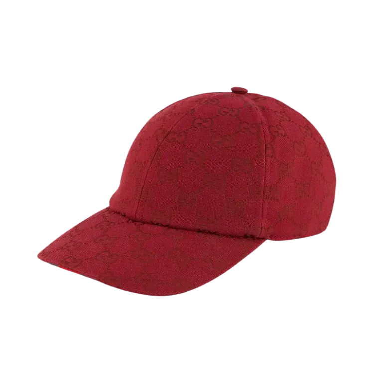 Boné Gucci Canvas Baseball Ancora Red