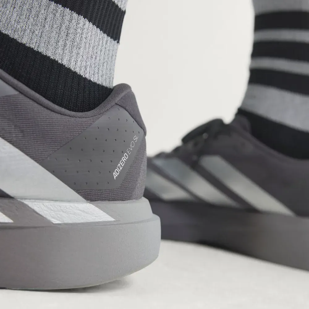 adidas Adizero EVO SL EXO Grey Strata Silver Metallic Light Granite foto 5