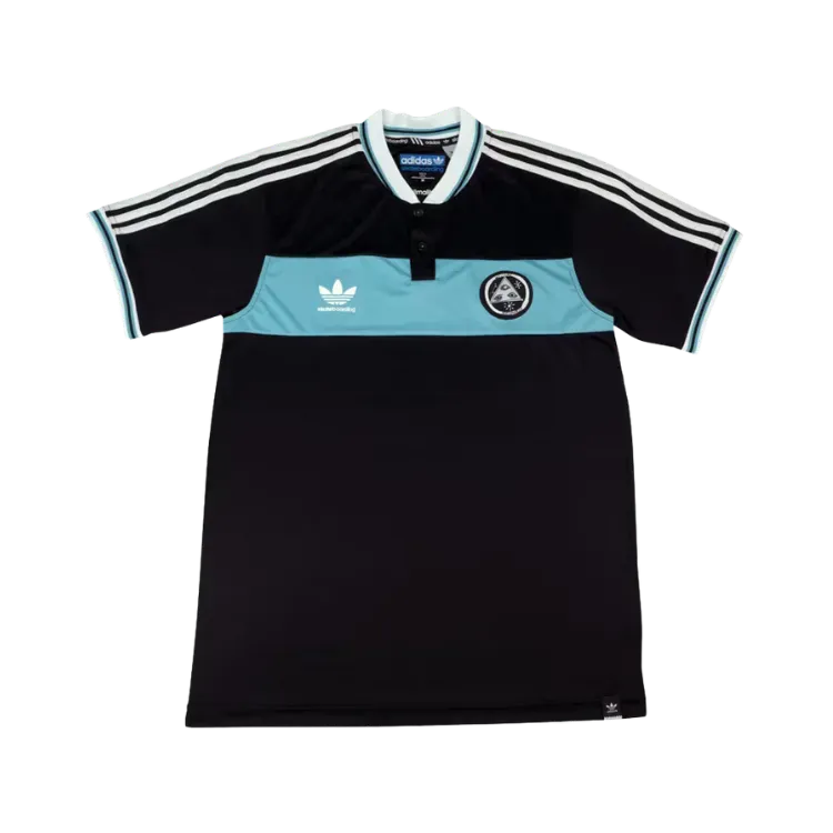 Welcome Skateboards x adidas Camiseta Jersey Black Tiffany