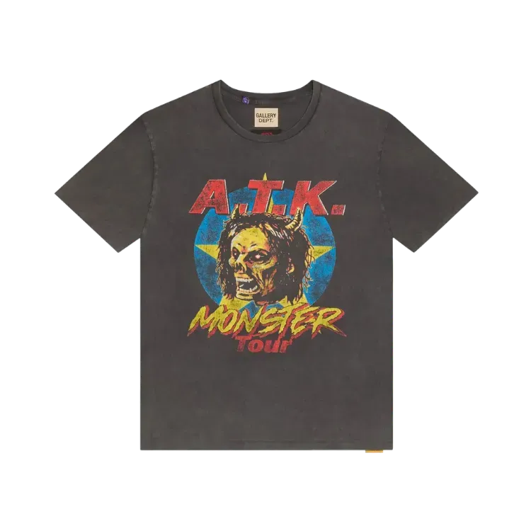 Camiseta Gallery Dept. ATK Monster Tour Vintage Black