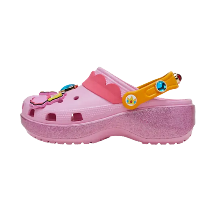 Super Mario x Crocs Classic Platform Clog Princess Peach Pink
