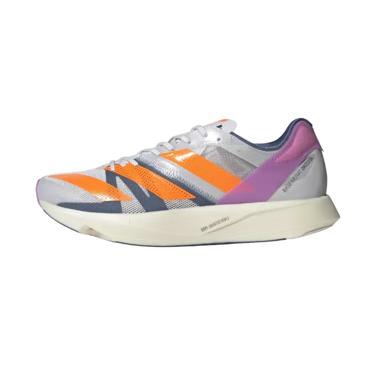 adidas Adizero Takumi Sen 8 Dash Grey Solar Orange Pulse Lilac