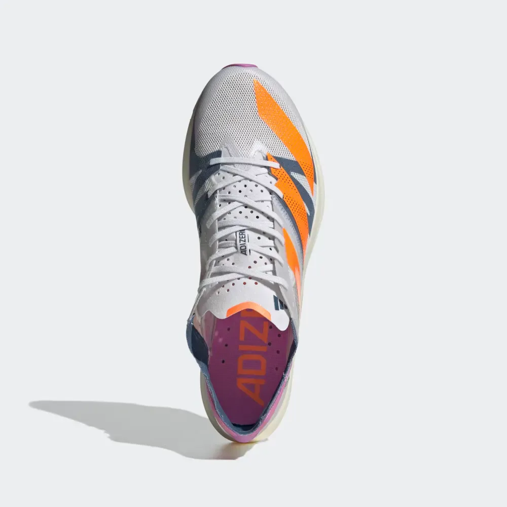 adidas Adizero Takumi Sen 8 Dash Grey Solar Orange Pulse Lilac