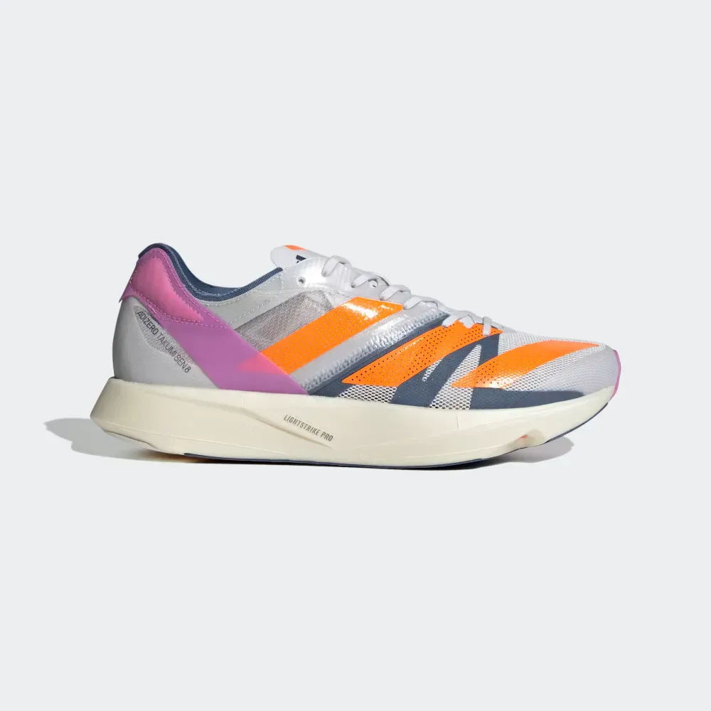 adidas Adizero Takumi Sen 8 Dash Grey Solar Orange Pulse Lilac