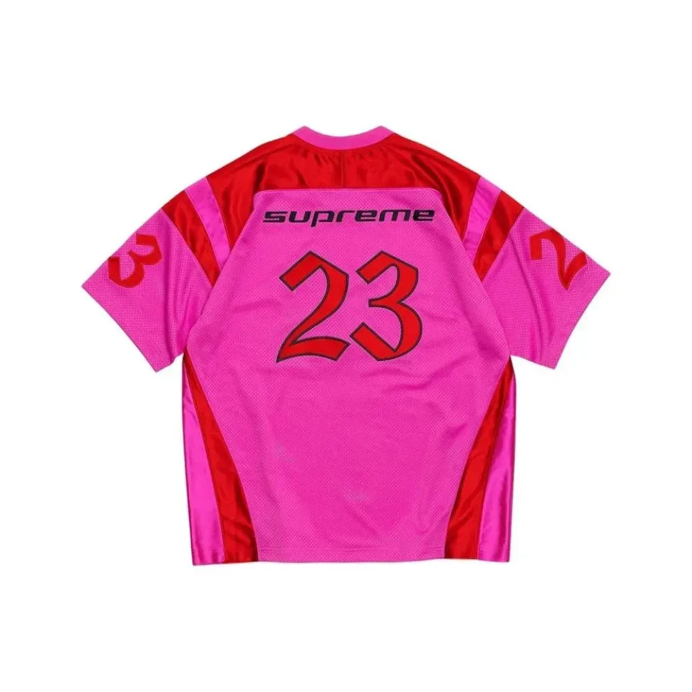 Air Jordan x Supreme Camiseta Jersey Pink SS26-W15 - Droper