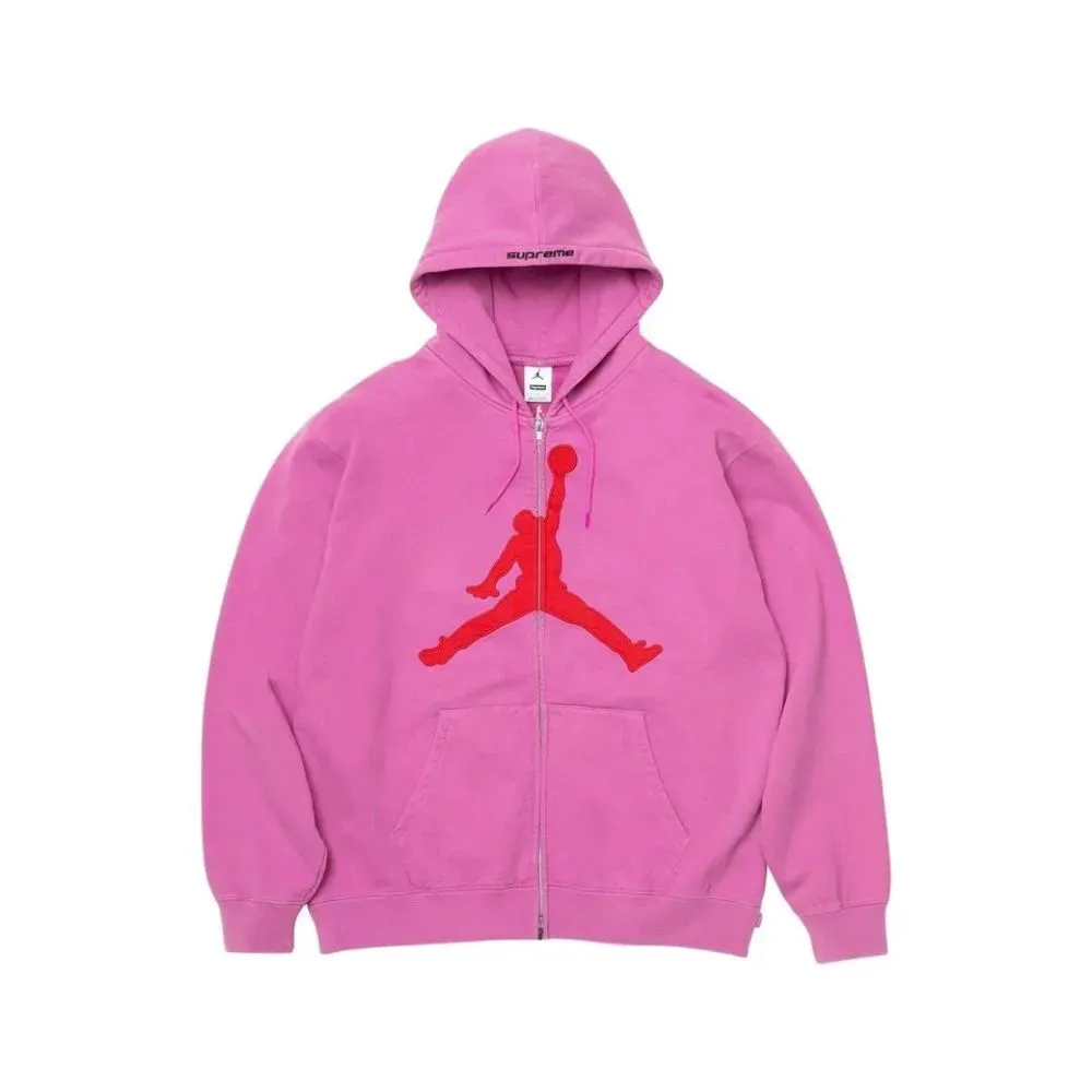 Air Jordan x Supreme Jaqueta Hooded Pink SS26-W15 - Droper