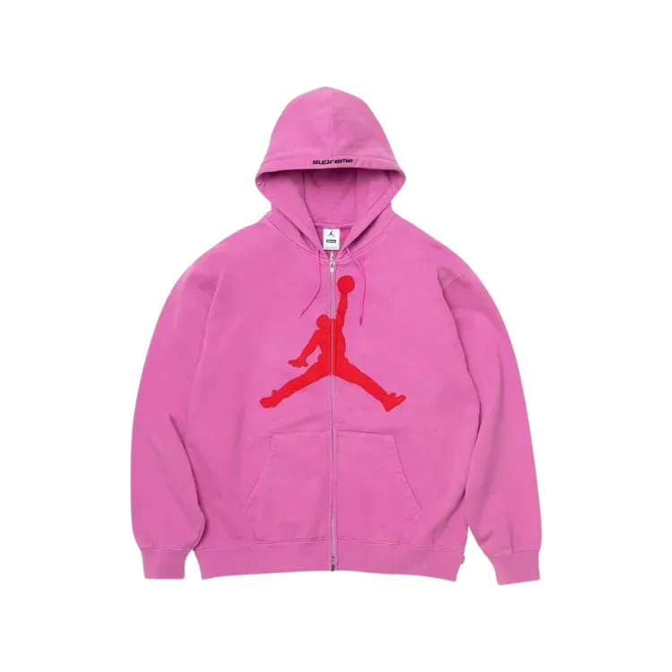 Supreme Jordanパーカー Air Jordan x Supreme Jaqueta Hooded Pink SS26-W15 - Droper