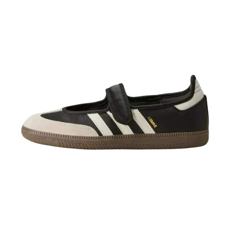 adidas Samba Jane Core Black Off White Gold Metallic