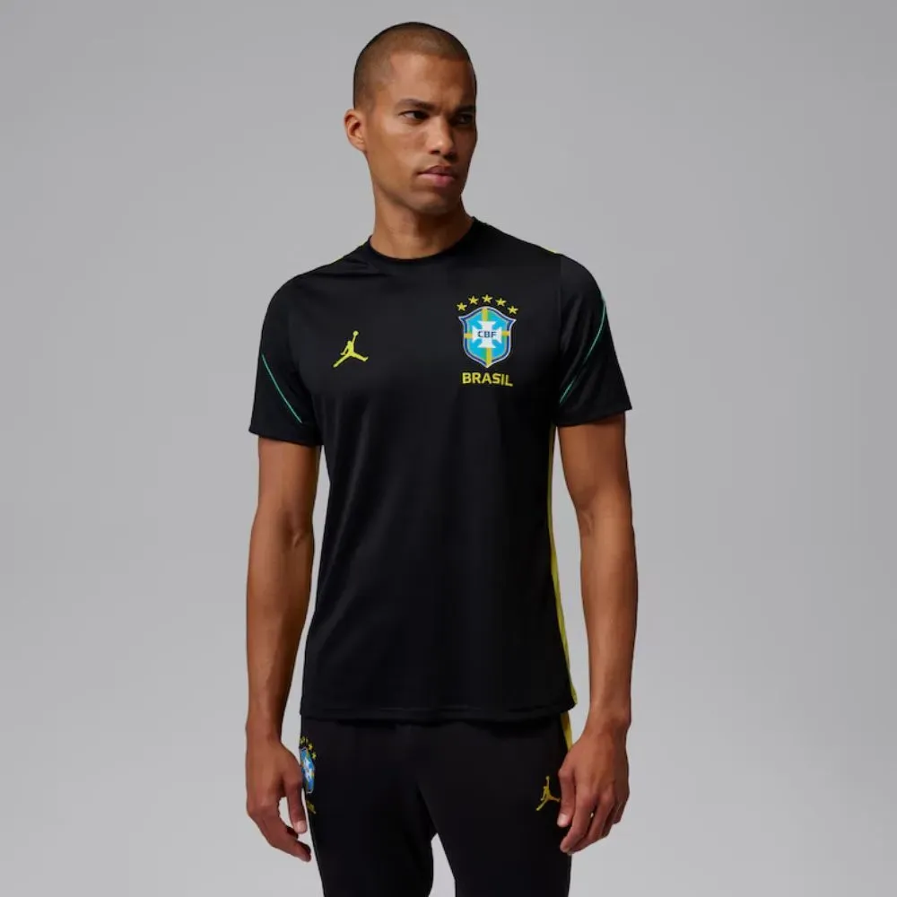 Camiseta Air Jordan Brasil Dri-FIT Strike Treino 2026 Black - Droper