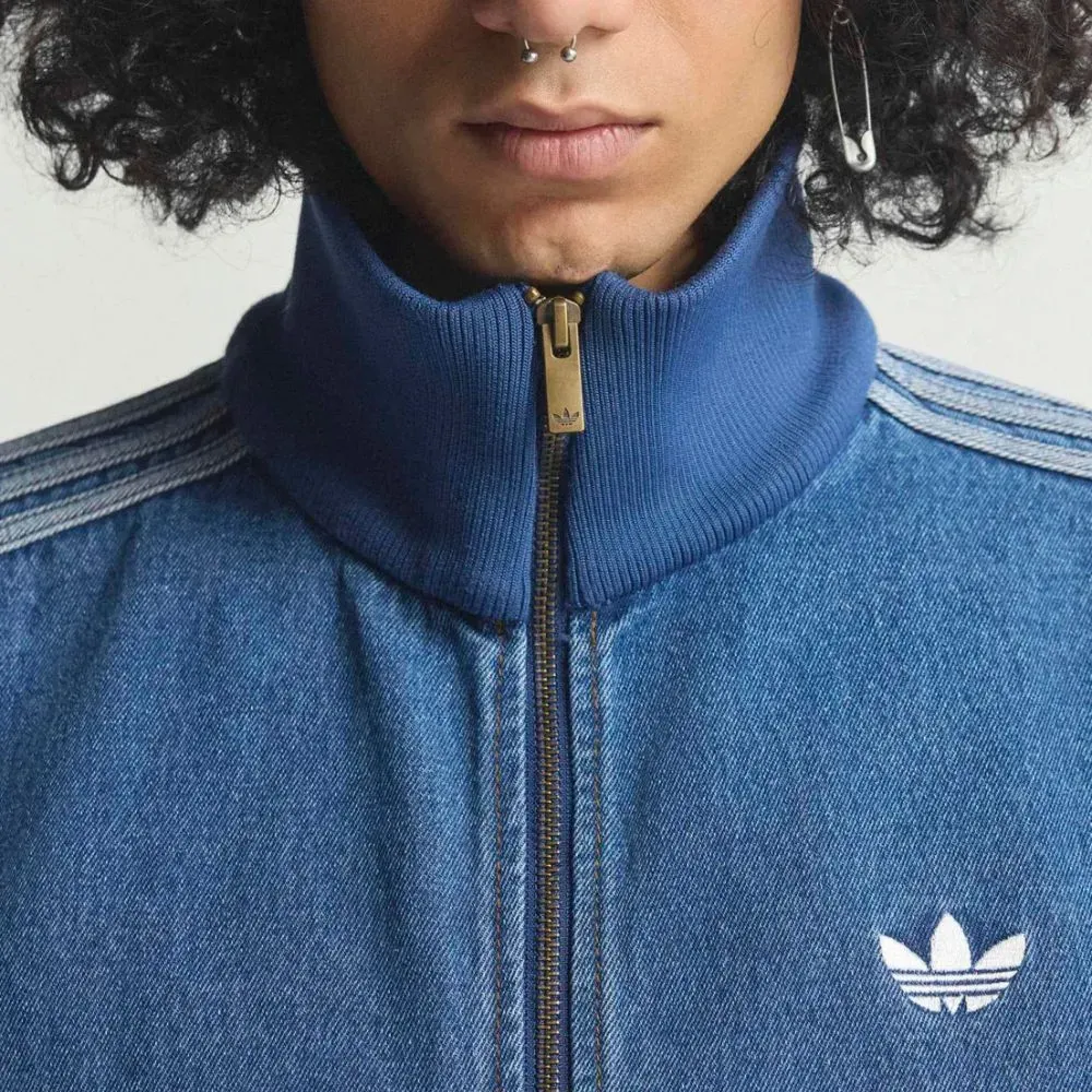 ジャケット・アウター  Originals DENIM FIREBIRD TRACKTOP Jaqueta adidas Jeans Adicolor Firebird Track Top Blue - Droper
