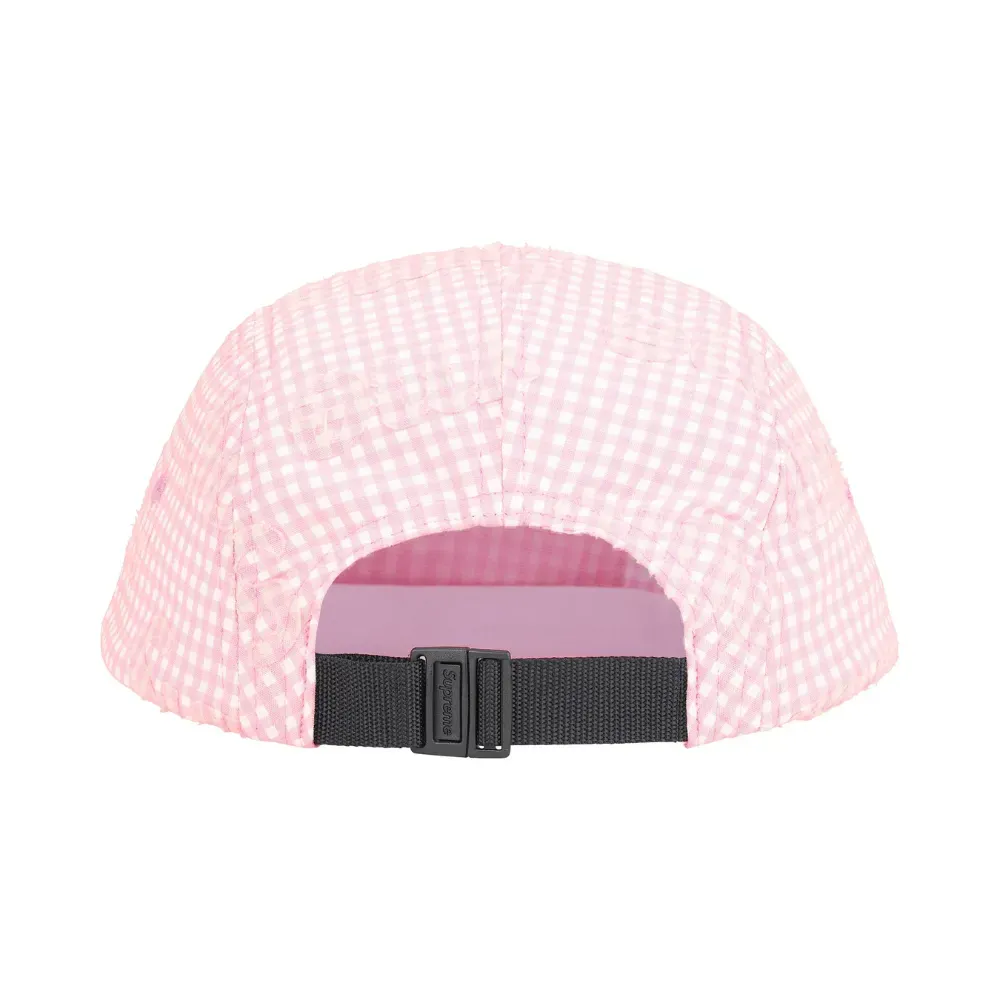 帽子 Supreme Monogram Gingham Crusher Pink Boné Supreme Monogram Gingham Camp Pink SS26-W15 - Droper