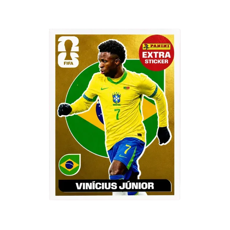 Vinicius jr ヴィニシウス Panini gold standard Figurinha Panini Vini Jr Legend Ouro FIFA World Cup 2026 - Droper
