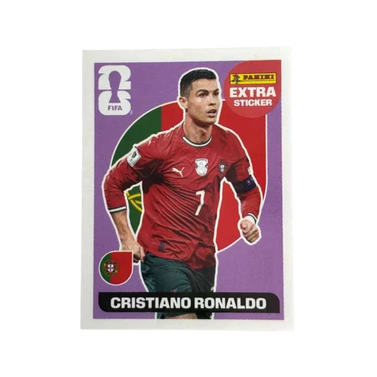 Figurinha Panini Cristiano Ronaldo Roxo Legend FIFA World Cup 2026