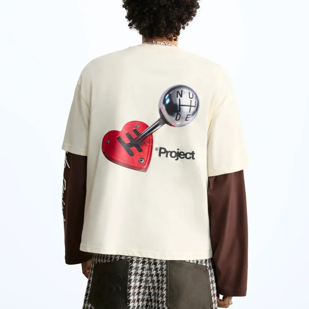 Camiseta Nude Project Upshift Marshmallow foto 3