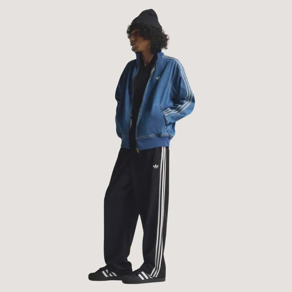 Jaqueta adidas Jeans Adicolor Firebird Track Top Blue - Droper