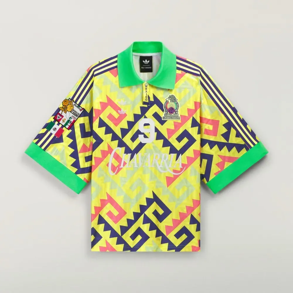  WILLY CHAVARRIA　即完売 Willy Chavarria x adidas Camisa Jersey AOP Goalkeeper Solar Lemon