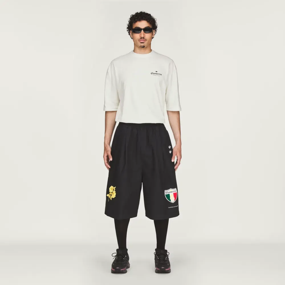 Willy Chavarria x adidas Shorts Long Twill Black - Droper