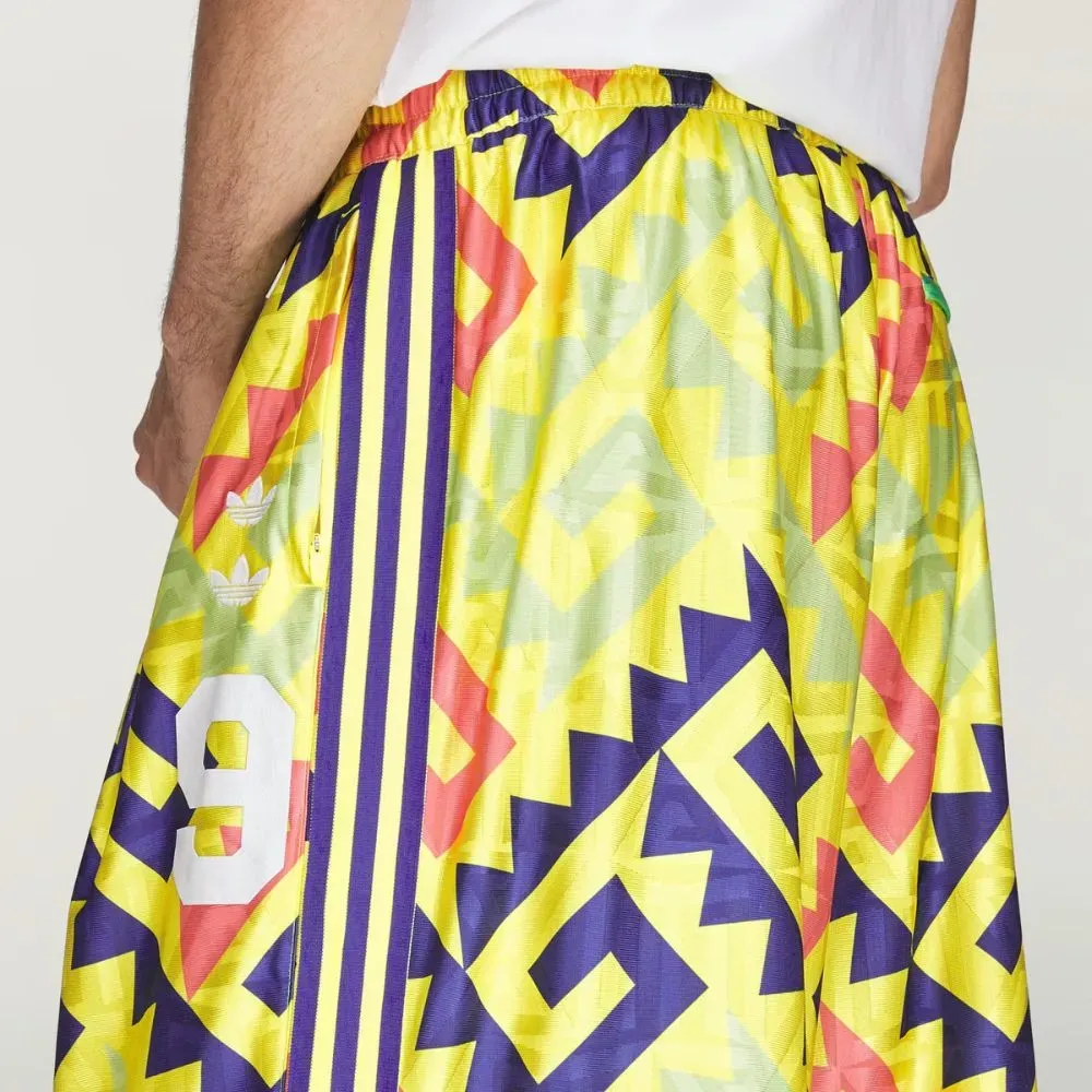 Willy Chavarria x adidas Shorts AOP Goalkeeper Solar Lemon Pure