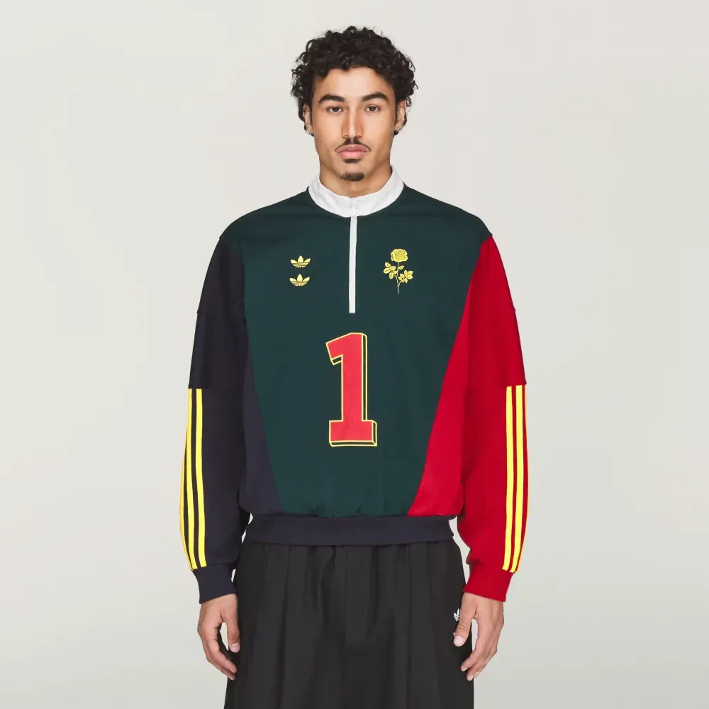 Willy Chavarria x adidas Moletom Quarter Zip Watsonville Aurora