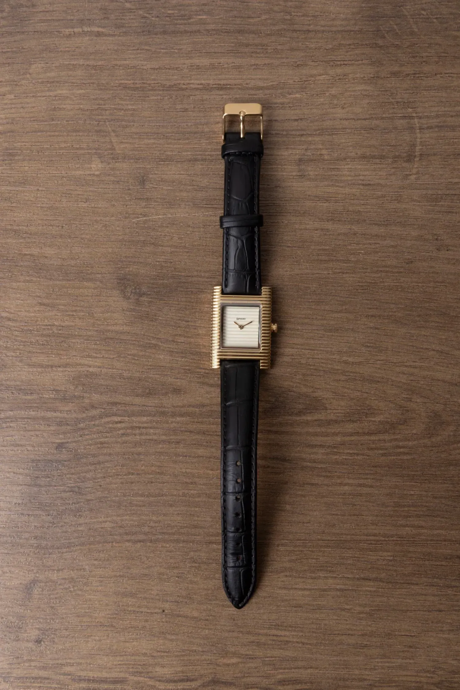 Relógio Laphont Striata Case Gold Dial Fluted — Único, Novo