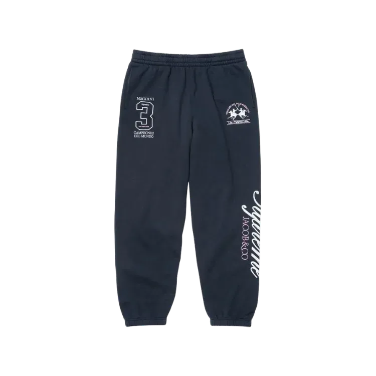 La Martina x Supreme Calça Navy SS26-W16