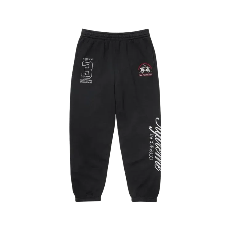 La Martina x Supreme Calça Black SS26-W16