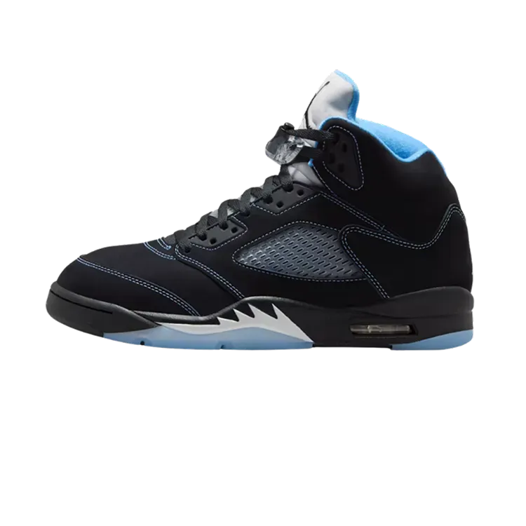Air Jordan 5 Black Carolina Black University Blue
