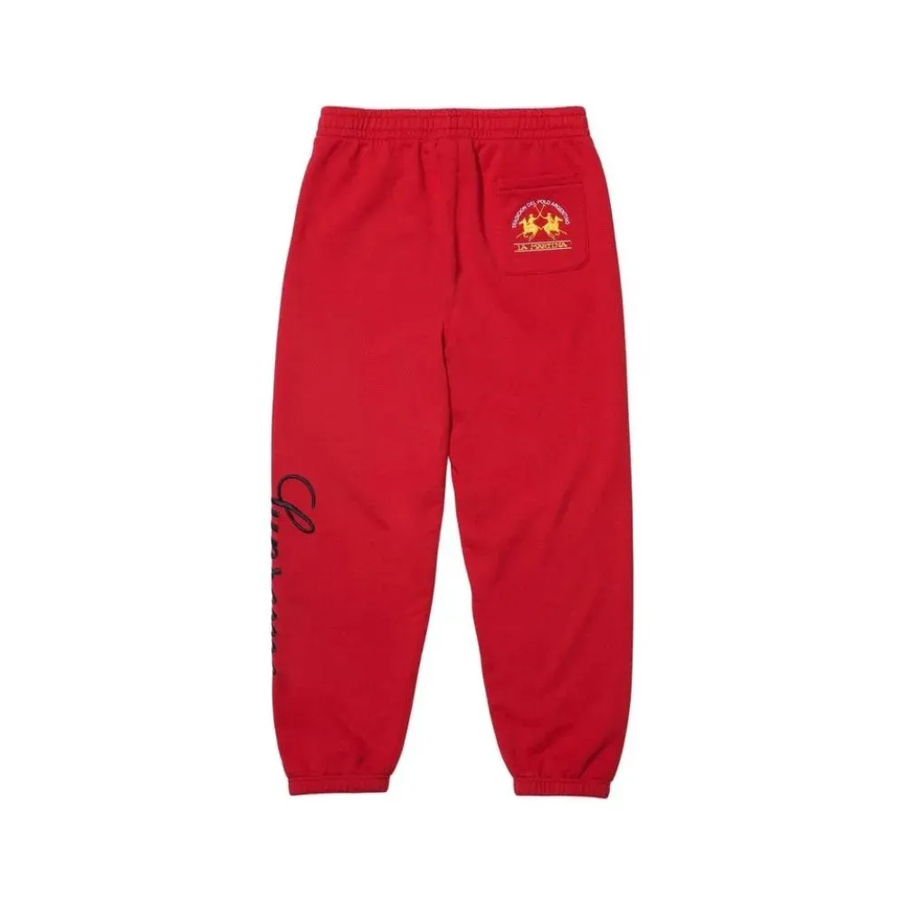 La Martina x Supreme Calça Red SS26-W16 foto 1