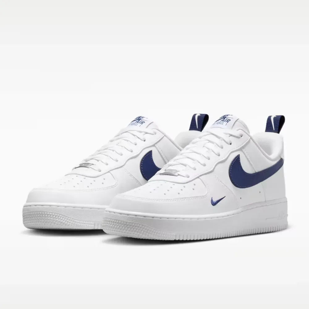 Nike Air Force 1 Low '07 LV8 Carbon Fiber Swoosh White Midnight