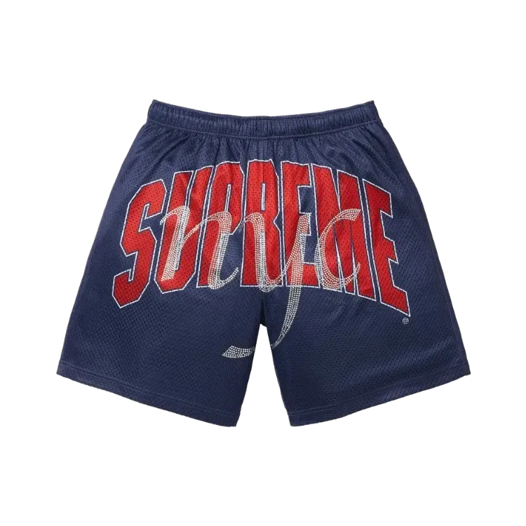 Shorts Supreme Repeat Jacquard Double Knee Denim Dark Brown SS26