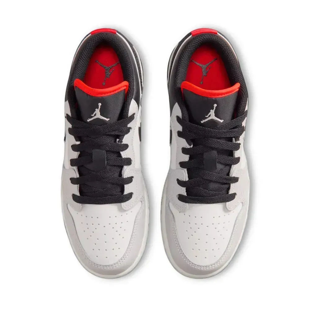 Air Jordan 1 Low GS Black Summit White Infrared - Droper
