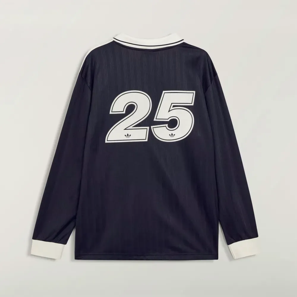 Oasis x adidas Camiseta Long Sleeve Tour Jacquard Stripe Black
