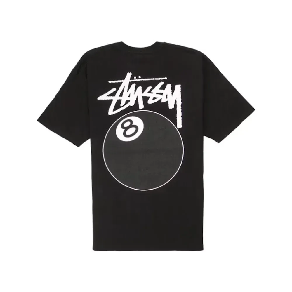 Camiseta Stussy 8 Ball Black - Droper