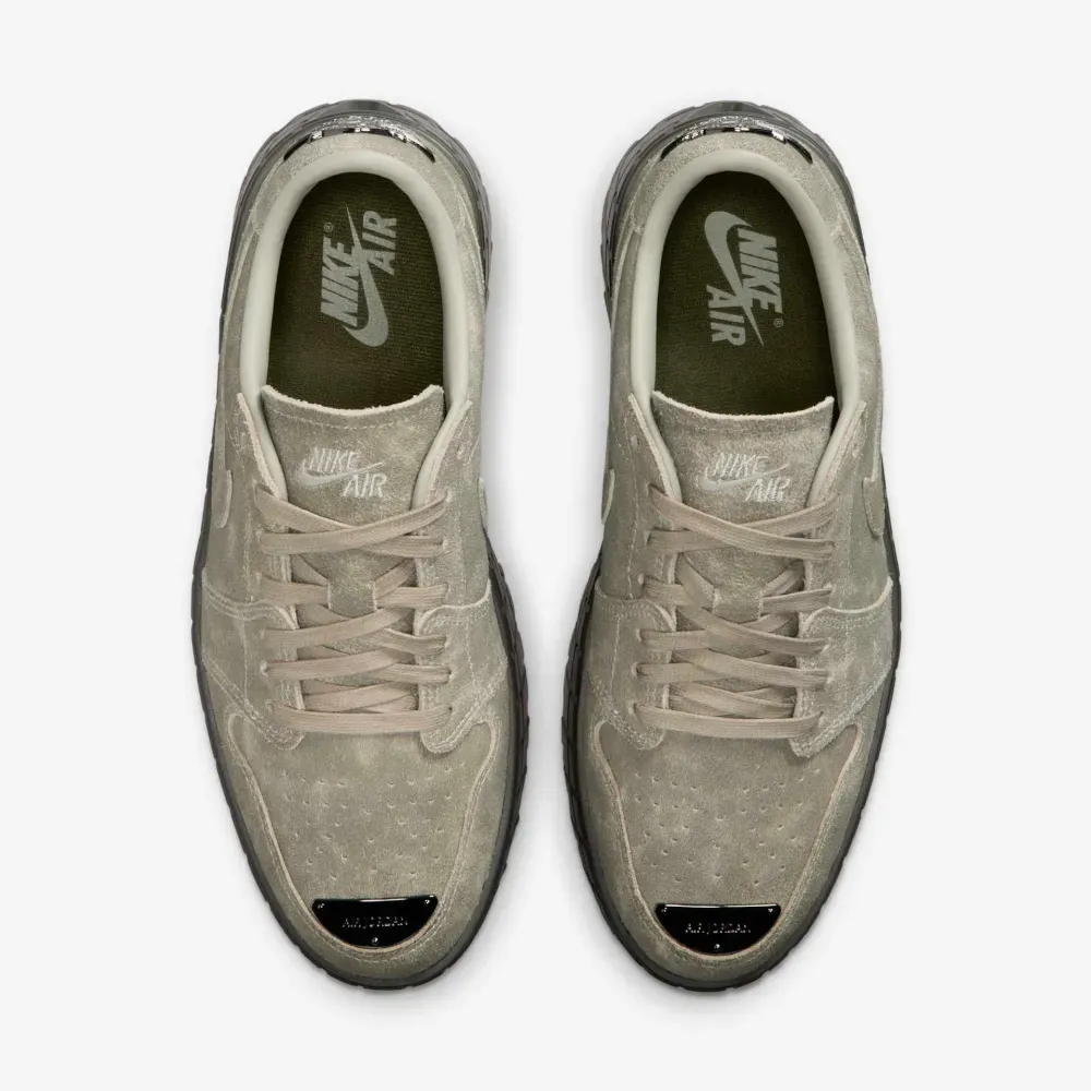 Air Jordan 1 Brooklyn Low Spruce Fog - Droper